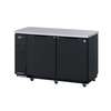 Turbo Air Super Deluxe 60in Narrow Depth Back Bar Cooler with Solid Doors - TBB-24-60SBD-N6 