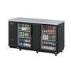 Turbo Air Super Deluxe 69in Back Bar Cooler with Glass Doors - TBB-3SGD-N 