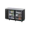 Turbo Air Super Deluxe 60in Narrow Depth Back Bar Cooler with Glass Doors - TBB-24-60SGD-N 
