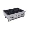 Falcon Food Service 36in Countertop Gas Hot Plate with (6) Cast Iron Burners - AHP-6 