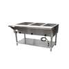 Falcon Food Service 64in 4 Well Steam Table with Adjustable Undershelf - Nat - HFT-4-NG 