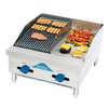 Comstock Castle 24in W x 32in D Countertop Gas Char-Broiler/Griddle Combo - 3224-12-1RB 