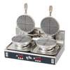 Star Double 7in Aluminum Waffle Baker - 1/2in Thick Waffles - SWBD 
