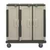 Cambro 3 Compartment Tall Granite Sand Tray Meal Delivery Cart - MDC1411T60194 