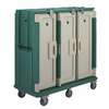 Cambro 3 Compartment Tall Granite Green Meal Delivery Cart - MDC1418T30192 