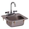 GSW USA HS-0810I 13in x 13in One-Compartment Drop-In Hand Sink 