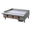 Sierra 36in Countertop Thermostatic Gas Griddle with 3/4in Thick Plate - SRTG-36 