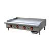 Sierra 48in Countertop Thermostatic Gas Griddle with 3/4in Thick Plate - SRTG-48 