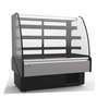 HydraKool 78in Non-refrigerated Curved Glass Bakery Display Case - KBD-CG-80-D 