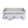 Vulcan 36in Heavy Duty Thermostatic Gas Griddle with 1in Steel Plate - VCCG36-AS 