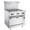 Vulcan EV36S-6FP208 36in Electric Range with (6) 2KW French Hotplates - 208v 