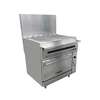 Vulcan Endurance 36in Nat Gas Charbroiler Range with Convection Oven - 36C-36CBN 