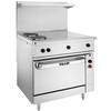 Vulcan EV36S-2FP2HT208 Endurance 36in 2 Burner Electric Range with 2 Hot Tops - 208v 