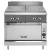 Vulcan V Series Heavy Duty 36in Range with (2) 18in French Tops - V2ft36S 