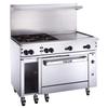 Vulcan 48C-2B36G Endurance 48in Gas 2 Burner Range with 36in Manual Griddle 