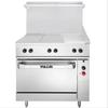 Vulcan EV36S-2HT12G240 36in Electric 2 Hot Top Restaurant Range with 12in Griddle 240v 