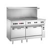 Vulcan 60in Electric 208v (5) Hot Top Range with Std & Oversized Oven - EV60SS-5HT208 