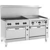 Vulcan 72RC-6B36G Endurance 72in (6) Burner Gas Range with Refrigerated Base 