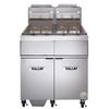 Vulcan 2GR85MF 42in (2) Vat 85lb Gas Fryer Battery with Built-in Filtration 