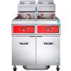 Vulcan PowerFry5 85-90lb High Efficiency (2) Vat Gas Fryer Battery - 2VK85cuft 