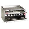 Magikitch'n 60in Countertop Radiant Gas Charbroiler with 6in Service Shelf - CM-RMB-660CR 