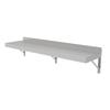 GSW USA WS-E1284 84in x 12in Wall-Mounted 20 Gauge Stainless Steel Shelf 