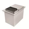GSW USA IB2818 28in x 18in Drop-In 62lb Capacity Ice Bin with Sliding Cover 