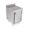 John Boos UBSC-2124-R-X 24in Stainless Steel Underbar Drainboard / Storage Cabinet 