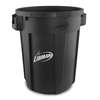 Libman Commercial 32gl Capacity Heavy Duty Round Black Trash Can - 1570 