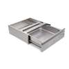 John Boos 15in x 20in x 5in Stainless Self Closing & Locking Drawer - DR2015SCL-S24 