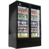 beverage-air Marketeerâ?¢ 42.97cuft 2 Glass Door Black Freezer Merchandiser - MTF53-1B 