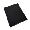 Winco Letter Size Black Single View Menu Cover - LMS-811BK 