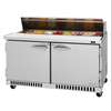 Turbo Air 60in 15cuft Front Breathing Prep Sandwich/Salad Prep Table - PST-60-FB-N 