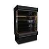 Howard McCray 51in Dairy Open Merchandiser with Black Exterior & Interior - SC-OD35E-4-B-LED-LC 
