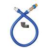 Dormont 60in Blue Hoseâ?¢ 3/4in Moveable Gas Connector Hose Assembly - 1675BPQ60 