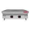 CookTek 36in Induction Plancha With Half Grooved Chrome Griddle Plate - 680201 