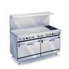Imperial Pro Series 60in (2) Burner Gas Range with 48in Manual Griddle - IR-2-G48 