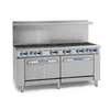 Imperial Pro Series 72in Gas (12) Burner Range with 1 Convection Oven - IR-12-C-XB 