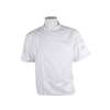 Mercer Culinary Genisis Unisex White Short Sleeve Chef Jacket - L - M61012WH1L 
