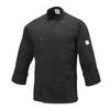 Mercer Culinary Genisis Unisex Black Long Sleeve Chef Jacket - L - M61010BKL 