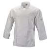Mercer Culinary Genisis Unisex White Long Sleeve Chef Jacket - L - M61010WHL 