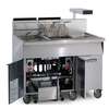Imperial 31in Floor Model 50lb Gas Fryer with Side-Car Drain Station - IFSCB150 