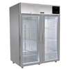 U-Line Commercial 49cuft (2) Glass Doors Self Contained Reach-In Refrigerator - UCRE553-SG71A 