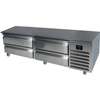 U-Line Commercial 72in W Commercial (4) Drawer Refrigerated Chef Base - UCRB572-SS61A 