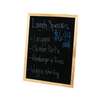 Winco 24in x 32in Wood Framed Marker Board - Natural Finish - MBB-1 