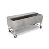 John Boos 48"W x 24"D 300 Series Stainless Steel Mobile Ice Chest - UBBB-2448-X 