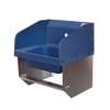 BK Resources ION 14inx10inx5in Antimicrobial Hand Sink with Side Splashes - APHS-W1410-SSBKK 