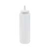 Winco 8oz Clear Plastic Squeeze Bottle - 6 Per Pack - PSB-08C 