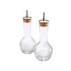 Mercer Culinary Barfly Contemporary Style 2 Piece Glass Bitter Bottle Set - M37196 