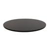 Oak Street Manufacturing Black 36in x 36in Square Flip to 51in dia. Round Table Top - MB3636FLIP51BLK 